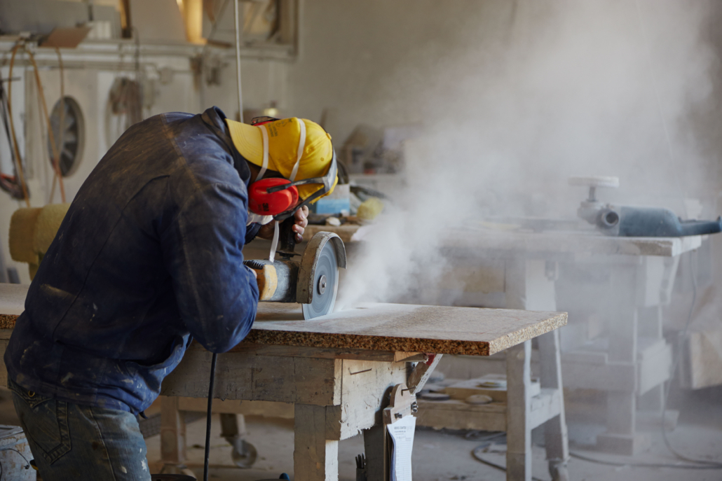 Segurança na extração e transformação do granito